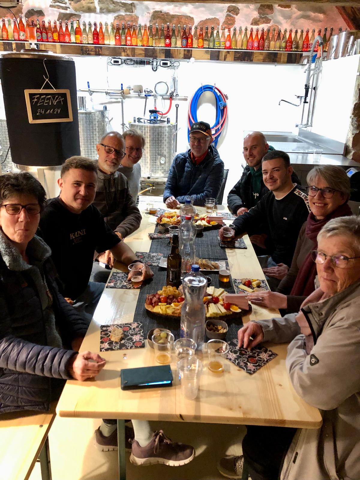 Geburtstagsfest in der Brauerei