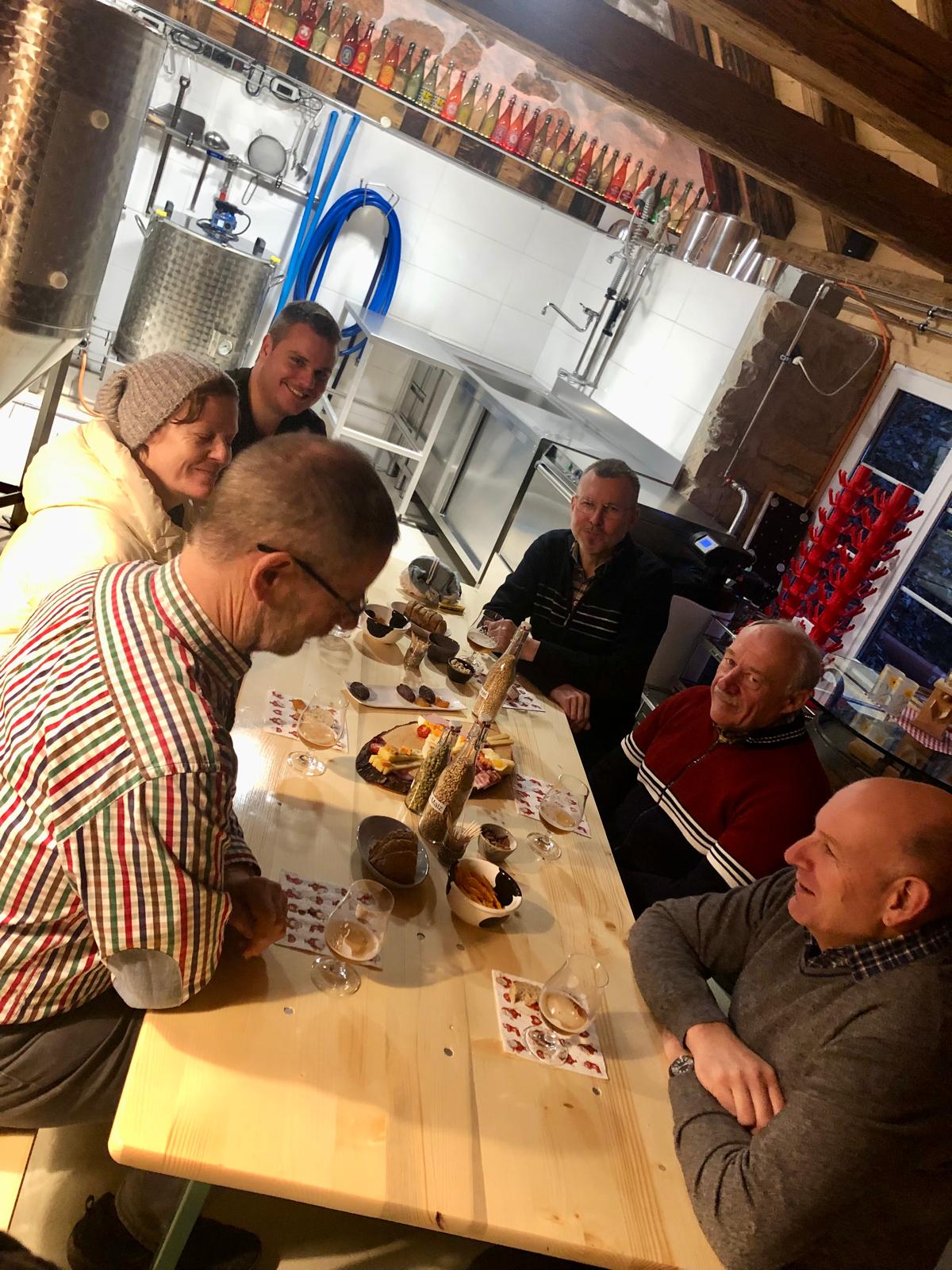 Geburtstagsfest in der Brauerei